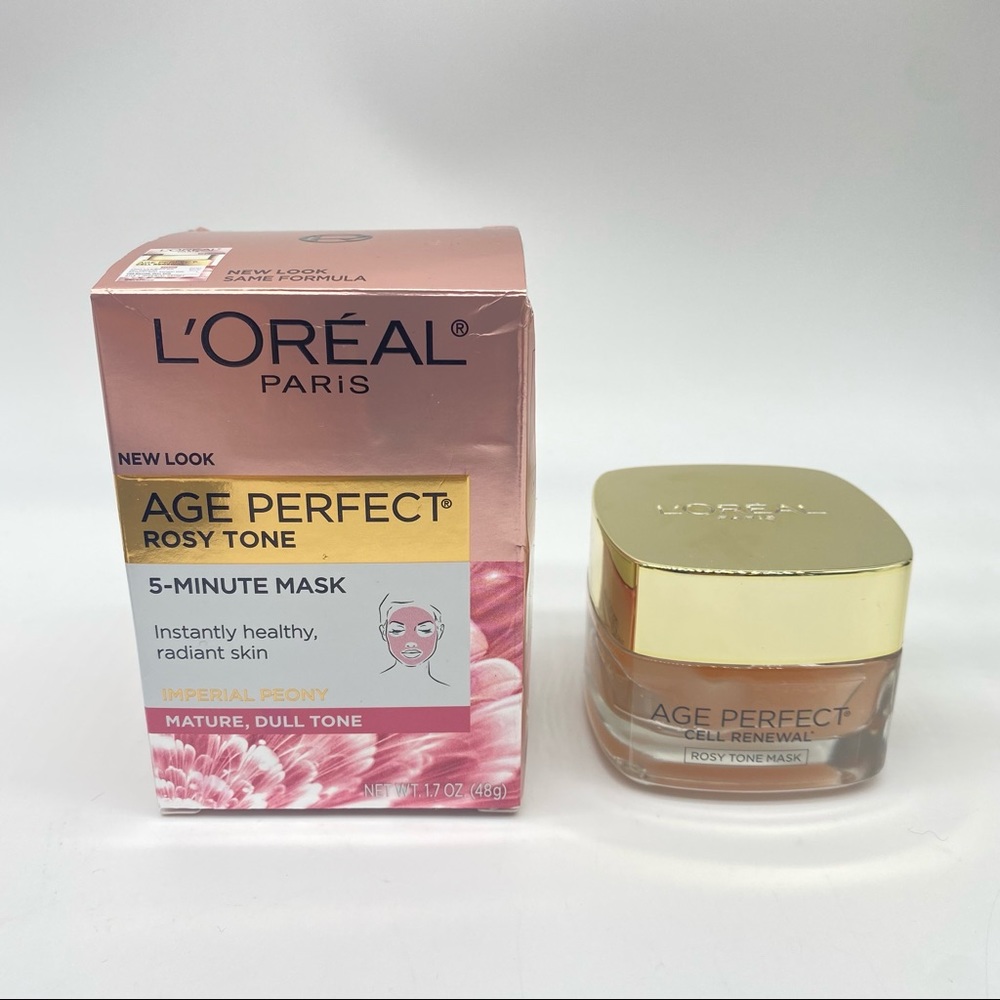 L’Oréal Paris Age Perfect Rosy Tone 5-minute mask with Imperial Peony 1.7 oz